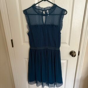 Blue church dress